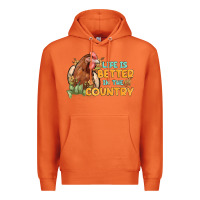 Carrot life is better in the country Premium Hoodie - MaliasSmallBusiness