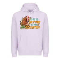 Lilac life is better in the country Premium Hoodie - MaliasSmallBusiness