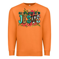 Carrot all my hope is in jesus Premium Sweatshirt - Jasminsmagicworld