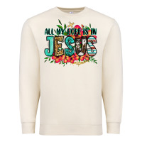 Sandshell all my hope is in jesus Premium Sweatshirt - Jasminsmagicworld