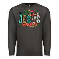 Smoke all my hope is in jesus Premium Sweatshirt - Jasminsmagicworld