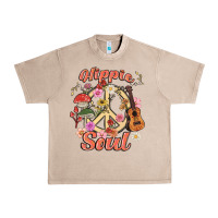 French Oak hippie soul Urban Heavy Tee - MaliasSmallBusiness