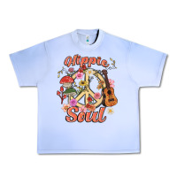 Grape Ice hippie soul Urban Heavy Tee - MaliasSmallBusiness