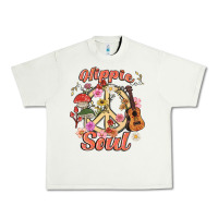 Pistachio hippie soul Urban Heavy Tee - MaliasSmallBusiness
