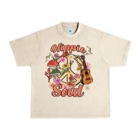 Sandshell hippie soul Urban Heavy Tee - MaliasSmallBusiness