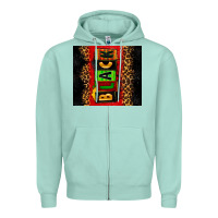 Seafoam Black Zipper Hoodie - Zillion Design Studio