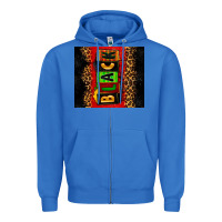 True Royal Black Zipper Hoodie - Zillion Design Studio