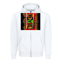 White Black Zipper Hoodie - Zillion Design Studio