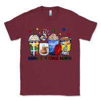 Burgundy hispanic heritage month coffee cups Classic Tee - Zillion Design Studio