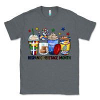 Charcoal Heather hispanic heritage month coffee cups Classic Tee - Zillion Design Studio