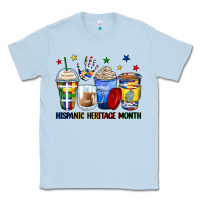 Dusty Blue hispanic heritage month coffee cups Classic Tee - Zillion Design Studio