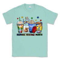 Seafoam hispanic heritage month coffee cups Classic Tee - Zillion Design Studio