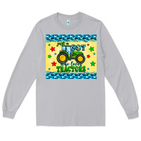 Moon Dust just a boy who loves tractors Long Sleeve Tee - Zillion Design Studio