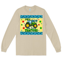 Mushroom just a boy who loves tractors Long Sleeve Tee - Zillion Design Studio