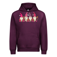 Mauve Wine christmas gnomies Urban Hoodie - MaliasSmallBusiness