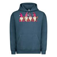 Pigment Midnight Navy christmas gnomies Urban Hoodie - MaliasSmallBusiness