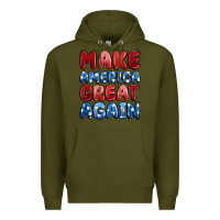 Army Green make america great again Premium Hoodie - MaliasSmallBusiness