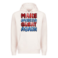 Pale Pink make america great again Premium Hoodie - MaliasSmallBusiness