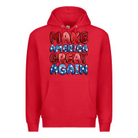 Red make america great again Premium Hoodie - MaliasSmallBusiness