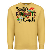 Antique Gold santa's favorite coach Premium Sweatshirt - AdoDesignShop