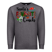 Charcoal Heather santa's favorite coach Premium Sweatshirt - AdoDesignShop