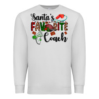 Dove Grey santa's favorite coach Premium Sweatshirt - AdoDesignShop