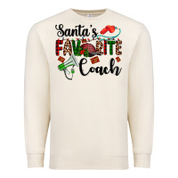 Sandshell santa's favorite coach Premium Sweatshirt - AdoDesignShop