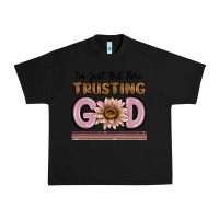 Black im just out here trusting god Urban Heavy Tee - MaliasSmallBusiness