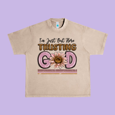 Urban Heavy Tee im just out here trusting god