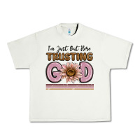 Pistachio im just out here trusting god Urban Heavy Tee - MaliasSmallBusiness