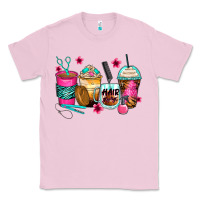 Bubblegum Pink hairstylist coffee cups Classic Tee - Zillion Design Studio