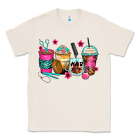 Natural hairstylist coffee cups Classic Tee - Zillion Design Studio