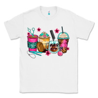White hairstylist coffee cups Classic Tee - Zillion Design Studio