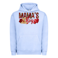 Pigment Grape Ice mamas boy with leopard Urban Hoodie - NancyCooperArtShop