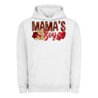 Pigment Lunar Rock mamas boy with leopard Urban Hoodie - NancyCooperArtShop