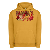 Pigment Peanut Butter mamas boy with leopard Urban Hoodie - NancyCooperArtShop