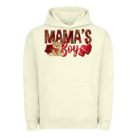 Pigment Pistachio mamas boy with leopard Urban Hoodie - NancyCooperArtShop