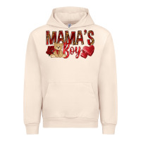 Sandshell mamas boy with leopard Urban Hoodie - NancyCooperArtShop
