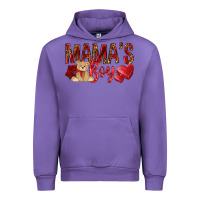 Tulip mamas boy with leopard Urban Hoodie - NancyCooperArtShop