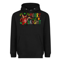 Black merry and bright Heavyweight Hoodie - AdoDesignShop