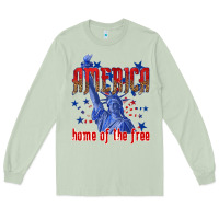 Matcha America home of the free Long Sleeve Tee - texasbilliewilder