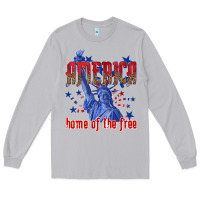 Moon Dust America home of the free Long Sleeve Tee - texasbilliewilder