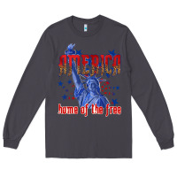 Smoke America home of the free Long Sleeve Tee - texasbilliewilder