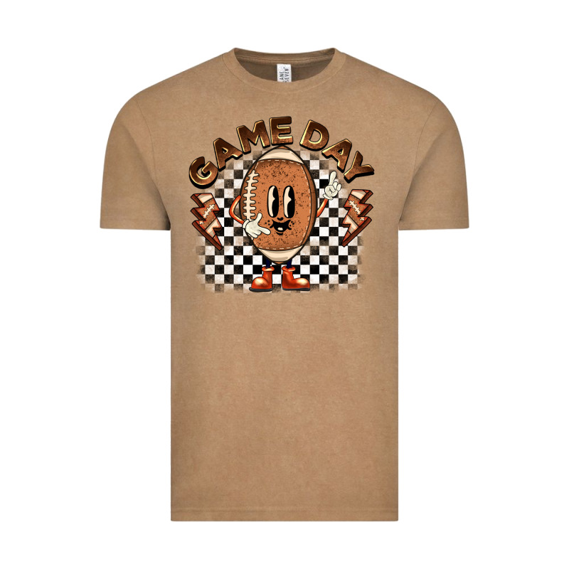 Game Day Football Vintage Tee by BarkalooDesign | Teevron