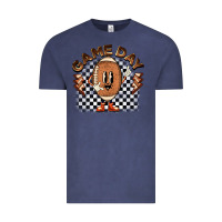 Vintage Denim game day football Vintage Tee - BarkalooDesign