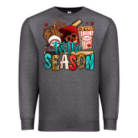 Charcoal Heather 'tis the season baseball game Premium Sweatshirt - Jasminsmagicworld