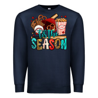 Navy 'tis the season baseball game Premium Sweatshirt - Jasminsmagicworld