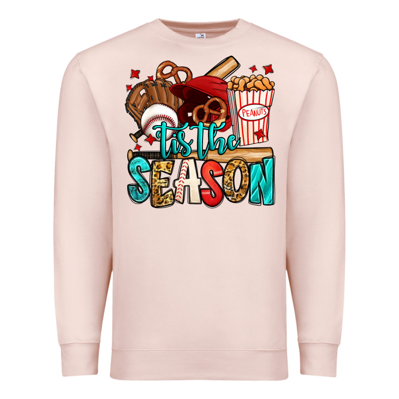 'tis The Season Baseball Game Premium Sweatshirt by Jasminsmagicworld | Teevron