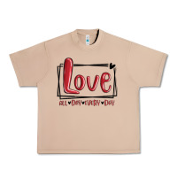 Burro love all day every day hearts Urban Heavy Tee - MaliasSmallBusiness