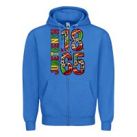 True Royal 1865 Juneteenth Zipper Hoodie - Zillion Design Studio